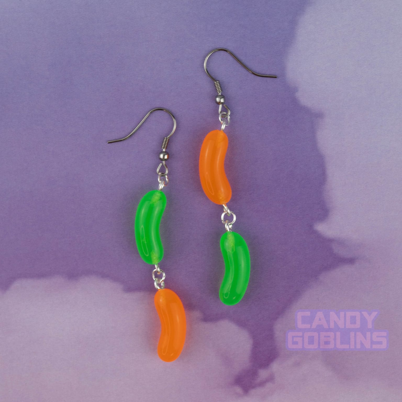 Jelly Bean Earrings - Candy Goblins