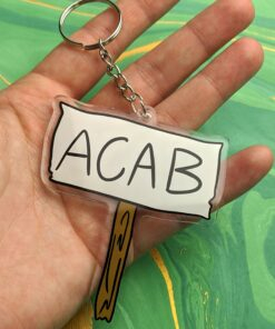 Acab all police are bastards ACAB Protest Keychain - Keyring Double Sided Acryic Fuck The Police Abolish The Police Defund Kill The Bill Protests Riot Picket Earring earrings jewellery rave raver raving disco clubbing festival wear neon y2k clubwear hand made handmade cybertwee neon clubkid carnival streetstyle harajuku street style cyber kinderwhore techno basement underground urban klub kitsch party kei Altboy alternative style alt fashion clowncore aesthetic eboy egirl goblincore goth style grudge jfashion kidcore party kei pastel goth punk boy girl style queer LGBT shop business scenecore rainbowcore