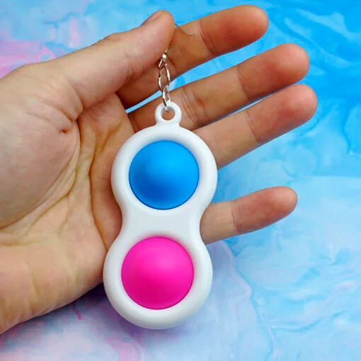 Pop Its Earrings - Fidget Toy Stim Stimming ADHD Autism Neon Courful Mismatch Pink Blue Green Orange Purple Harajuku Kidcore Rave