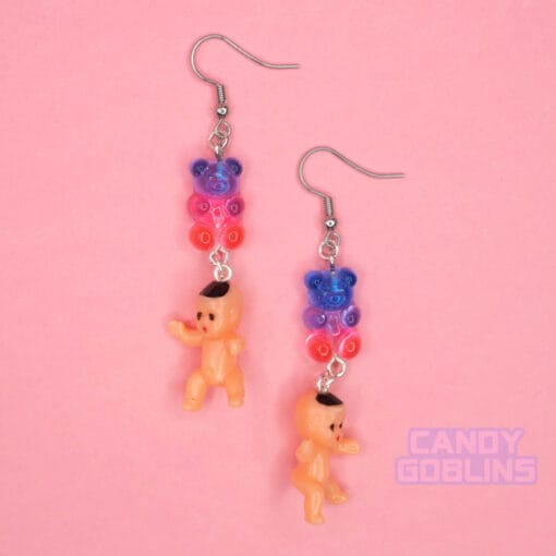 Baby & Bear Earrings - Image 4