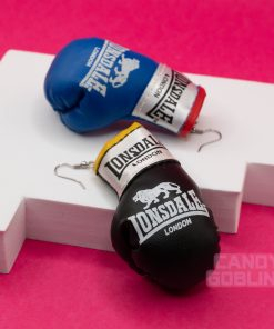 Boxing Glove Earrings - Mini Boxer Gift Novelty Sports Lonsdale MMA Fighting Oversized Jewellery