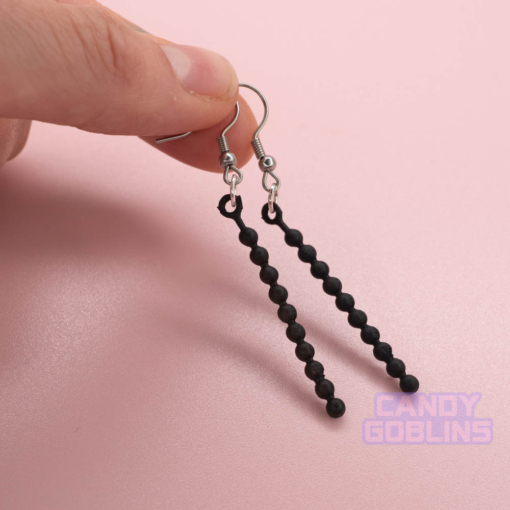 sex toys toy anal beads quirky earrings earring jewellery kink kinky novelty