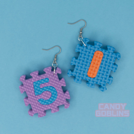 Soft Play Earrings - Play Zone Jewellery Colourful Clowncore Dopamine Dressing Rainbow Quirky Lesbian Earring