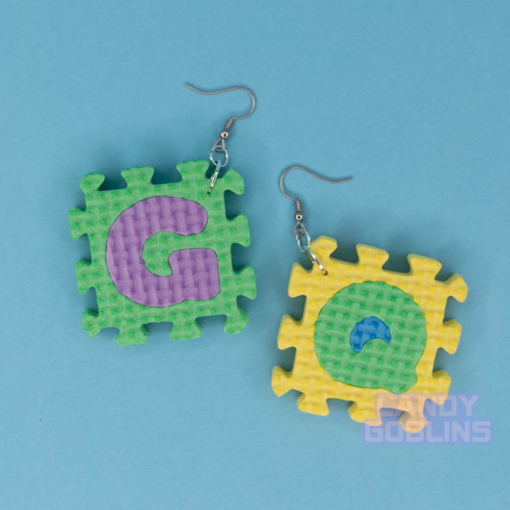 Soft Play Earrings - Play Zone Jewellery Colourful Clowncore Dopamine Dressing Rainbow Quirky Lesbian Earring