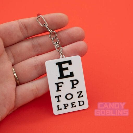 Snellen Eye Test Keychain - Image 2