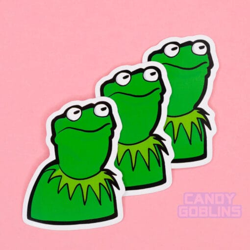 Uncomfortable Frog Sticker - Image 6