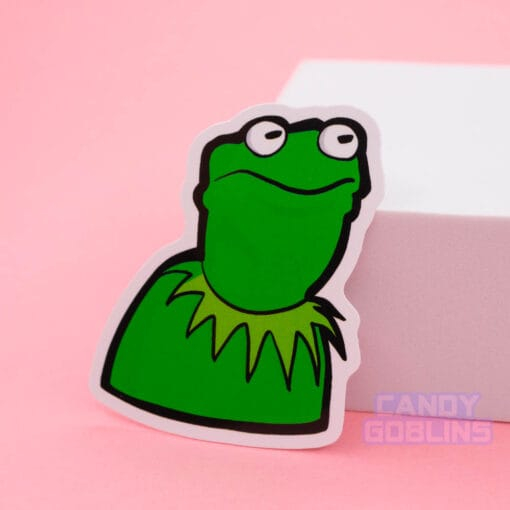Uncomfortable Frog Sticker - Image 7