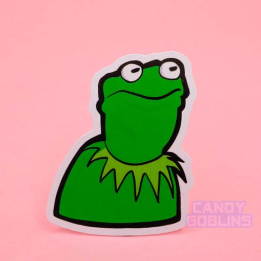 Uncomfortable Frog Sticker - Image 5