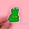 Uncomfortable Frog Sticker