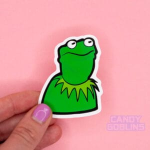 Uncomfortable Frog Sticker