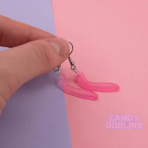 Condom condoms condom earrings condom packet feminism mini sex positive toys toy quirky earrings earring jewellery kink kinky novelty valentines day bdsm